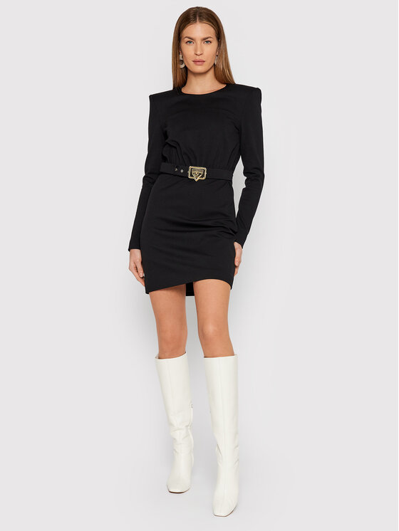 Chiara Ferragni Chiara Ferragni Sukienka koktajlowa 71CBO915 Czarny Regular Fit