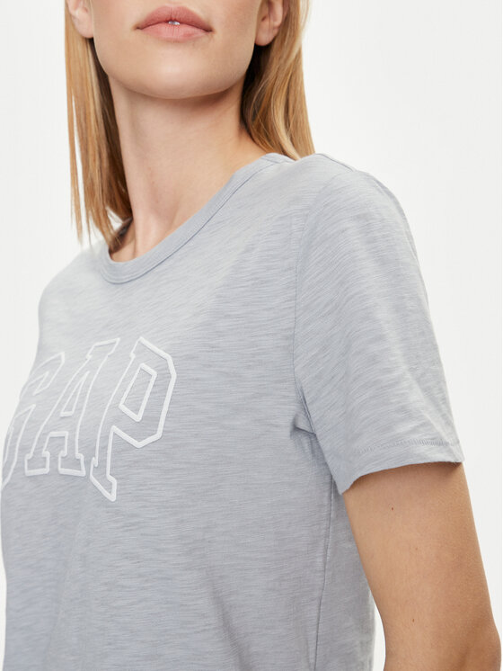 Gap Gap T-shirt 871344-00 Siva Regular Fit