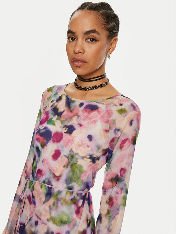 Patrizia Pepe Patrizia Pepe Ежедневна рокля 8A1386 A461-FE83 Розов Regular Fit