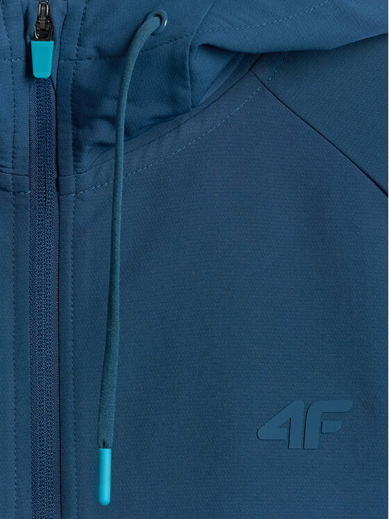 4F 4F Bluza TRAINING CLUB Granatowy Regular Fit