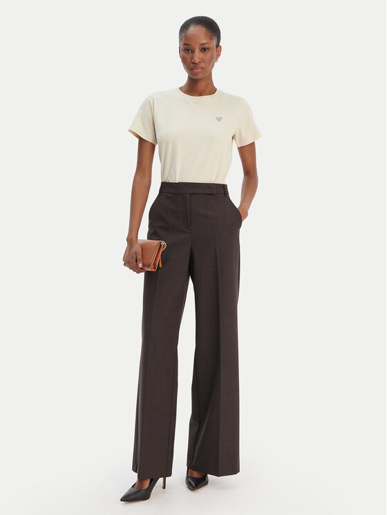 Guess Jeans Guess Jeans Футболка W4YI10 J1314 Бежевий Regular Fit