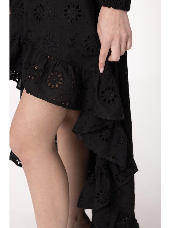 LAURELLA LAURELLA Sukňa Laurella 7UL023249 Čierna Regular Fit
