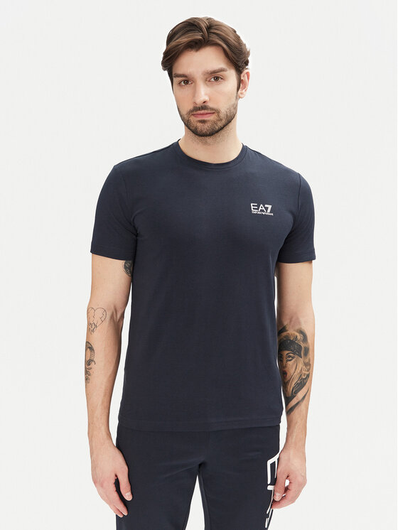 EA7 Emporio Armani EA7 Emporio Armani Póló 8NPT26 PJVQZ 1562 Sötétkék Regular Fit