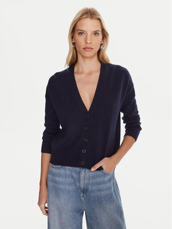 Marella Marella Cardigan Chicco 2523346044 Bleumarin Loose Fit