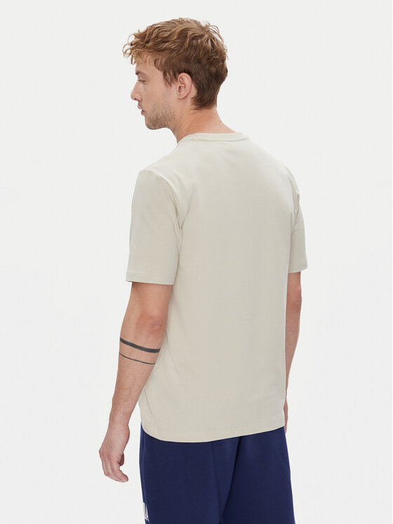 adidas adidas Tričko Collegiate Lineage Graphic JM6415 Béžová Regular Fit