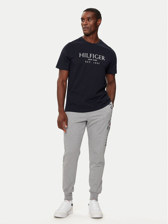 Tommy Hilfiger Tommy Hilfiger T-krekls MW0MW36499 Tumši zils Regular Fit