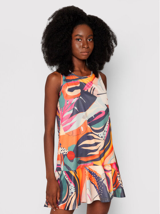 Vestito estivo Jungle Eyes Multicolore Regular Fit...