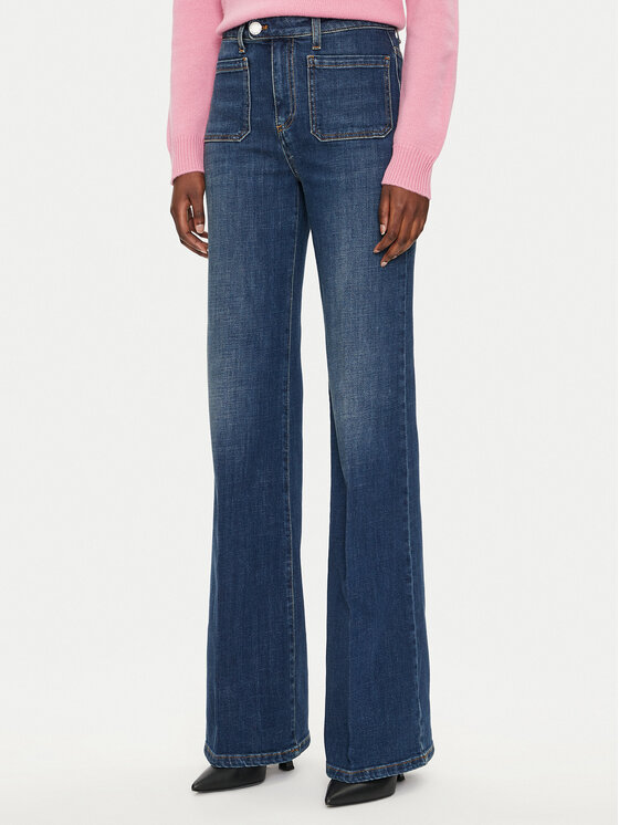 Pinko Džínsy Denim 103925 A20M Modrá Regular Fit