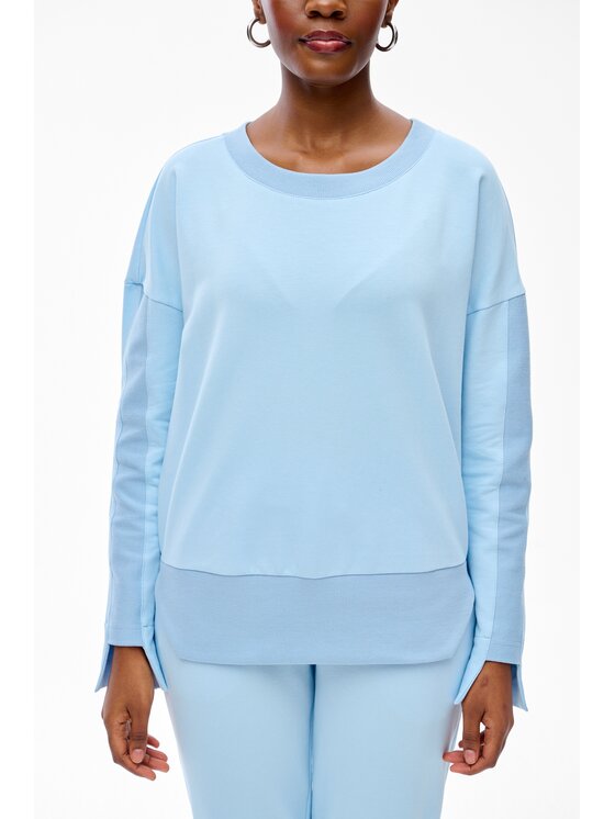 blue shadow blue shadow Bluza Resal Niebieski Regular Fit