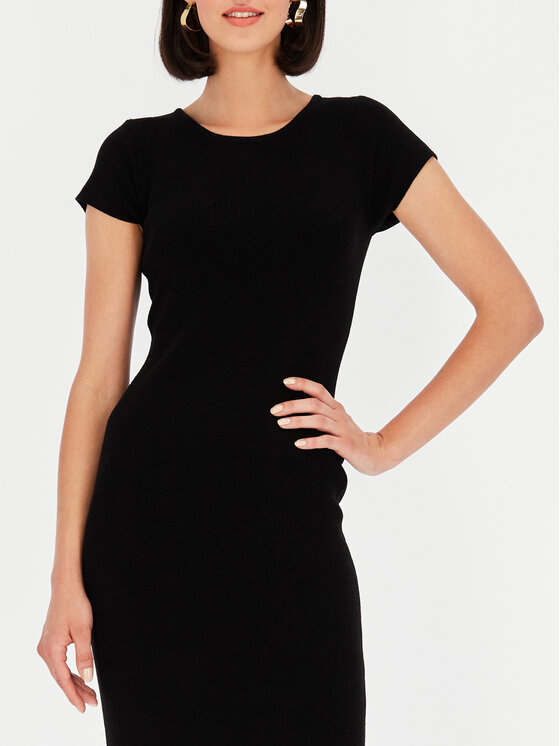 L’AF L’AF Sukienka koktajlowa Livia Czarny Slim Fit