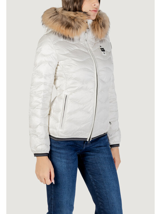 Blauer Blauer Μπουφάν χειμωνιάτικο ALDIE Λευκό Chino Fit