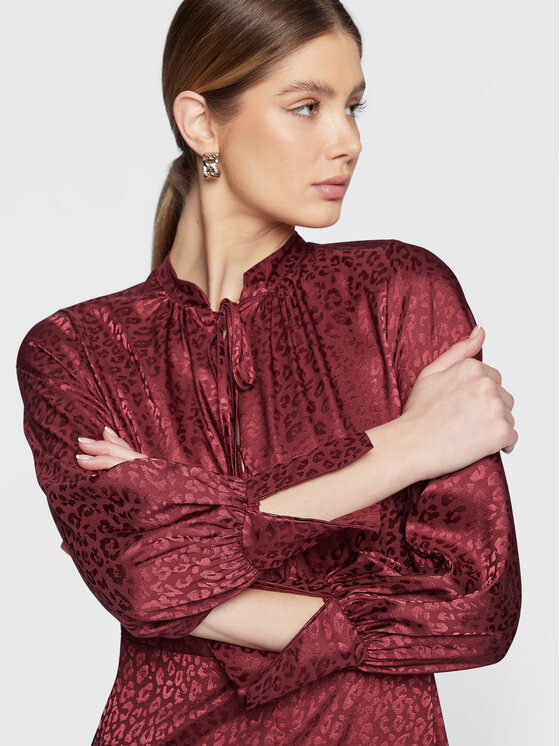 Closet London Closet London Ежедневна рокля D8522 Бордо Regular Fit