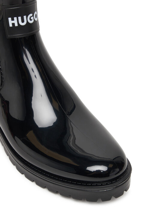 HUGO HUGO Holínky Tabita Rain Bootie 50498397 Černá