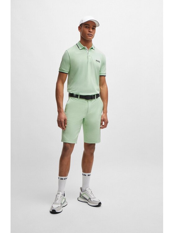 BOSS BOSS Polo 50469102-388 Zielony Regular Fit