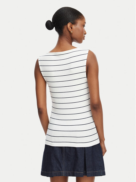Tommy Hilfiger Tommy Hilfiger Top Classic WW0WW50947 Bijela Regular Fit