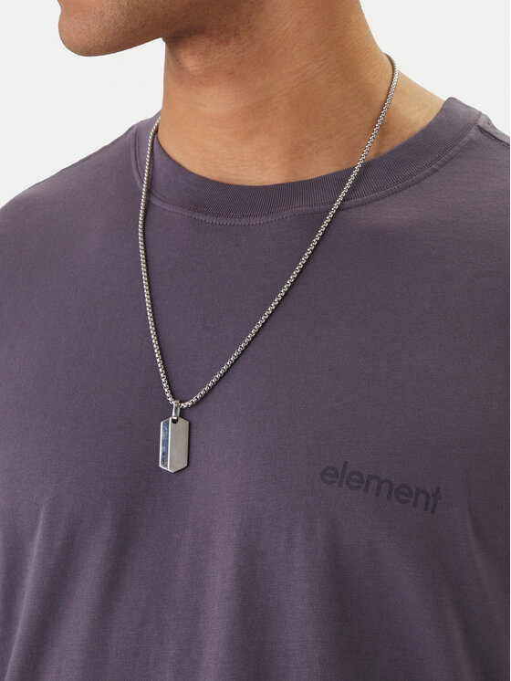 Element Element Póló Lowcase Pigment ELYKT00177 Lila Regular Fit