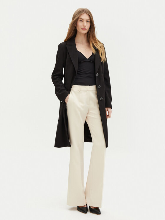 Guess Guess Płaszcz przejściowy W5RL08 WGVF2 Czarny Regular Fit