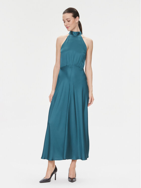 Samsøe Samsøe Samsøe Samsøe Večernja haljina Rheo F23400102 Zelena Regular Fit