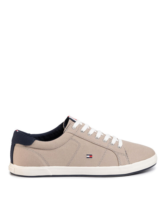 Tommy Hilfiger Tommy Hilfiger Teniszcipő Iconic Long Lace Sneaker FM0FM01536AEP Bézs