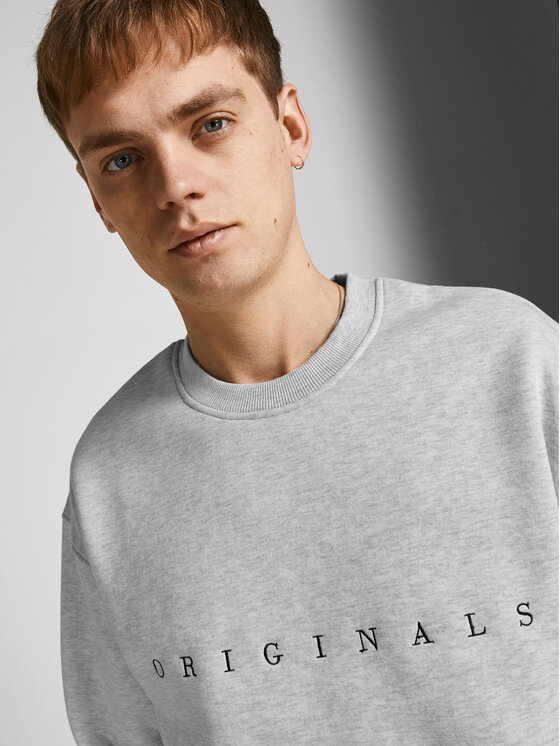 Felpa 12204796 Grigio Relaxed Fit
