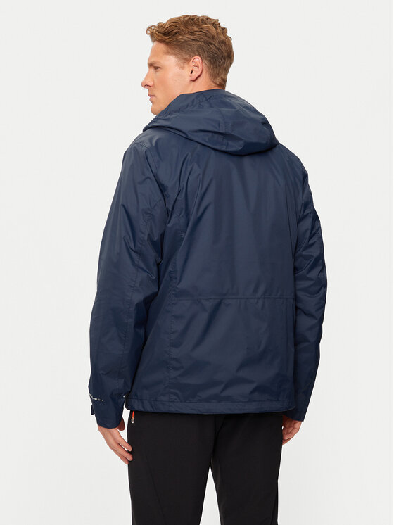 Columbia Columbia Kurtka przeciwdeszczowa Pouring Adventure™ III 2117171 Granatowy Regular Fit