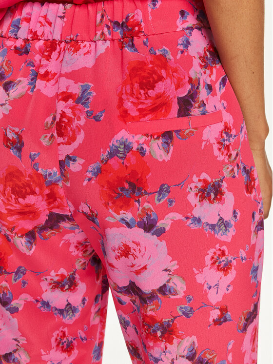 Morgan Morgan Pantaloni din material 241-POLIN.F Roz Straight Leg