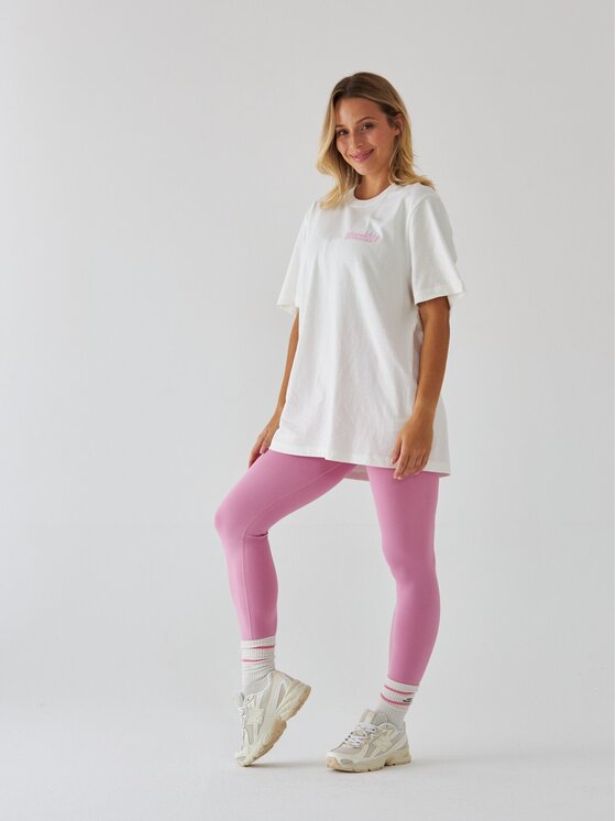 BeShaped BeShaped T-Shirt Pilates Princess Różowy Oversize