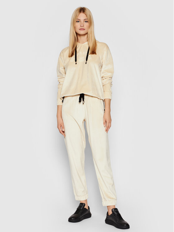 Silvian Heach Silvian Heach Sportinės kelnės Bladhut PGA21148PA Smėlio Regular Fit