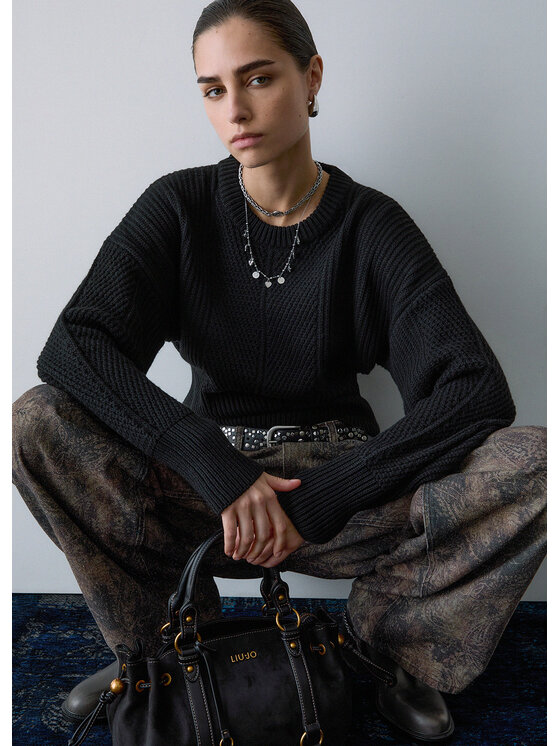Liu Jo Liu Jo Maglione WF6233MS05122222 Nero Regular Fit