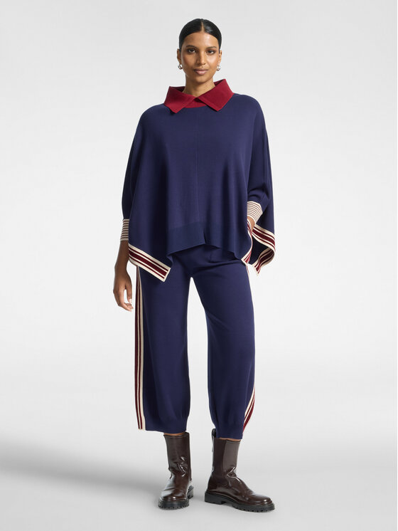 Elena Mirò Elena Mirò Maglione S605E003766N0B1 Blu Over Fit