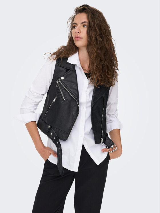 ONLY ONLY Liemenė Vera 15239240 Juoda Regular Fit