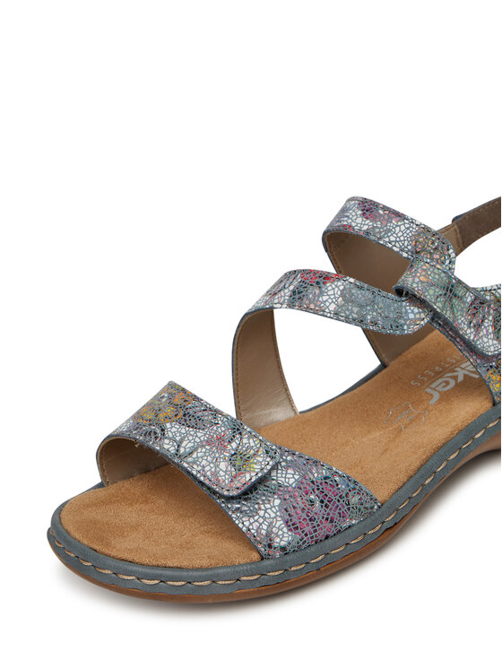 Rieker Rieker Sandali 659C7-90 Siva