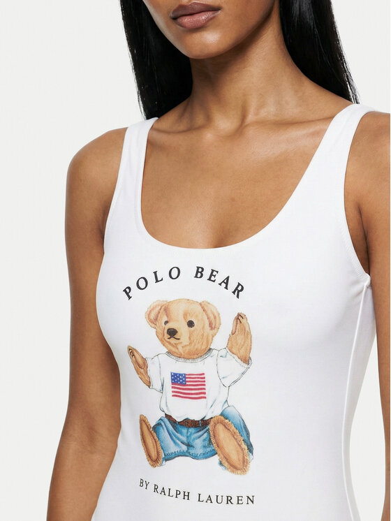 Polo Ralph Lauren Polo Ralph Lauren Maudymosi kostiumėlis 21698410 Balta
