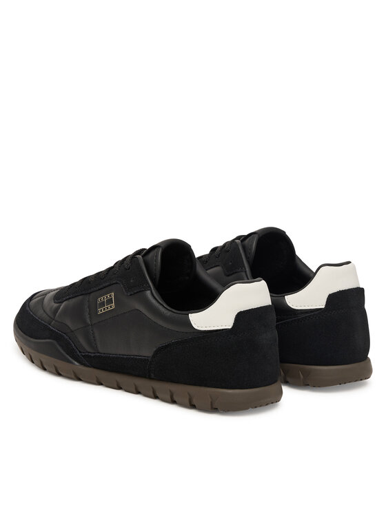 Tommy Jeans Tommy Jeans Sneakersy Tommy Jeans Low Lth Runner EM0EM01794 Čierna