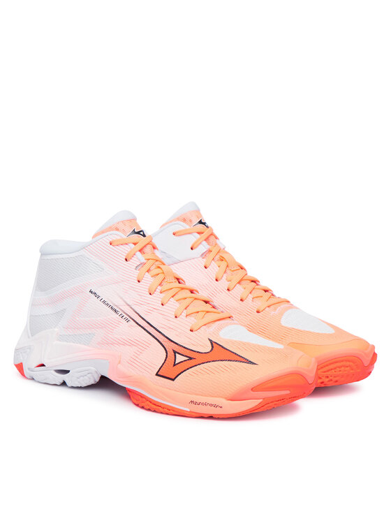 Mizuno Mizuno Παπούτσια Σάλας Wave Lightning Elite Mid V1GA2605 Κοραλλί