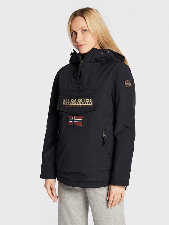 Napapijri Napapijri Anorak jakna Rainforest NP0A4GM6 Crna Regular Fit