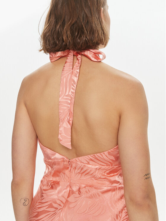 Guess Guess Официална рокля Sl Aubree W4GK60 WFDF0 Коралов Regular Fit