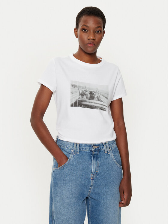 BOSS BOSS T-krekls 50541264 Balts Regular Fit