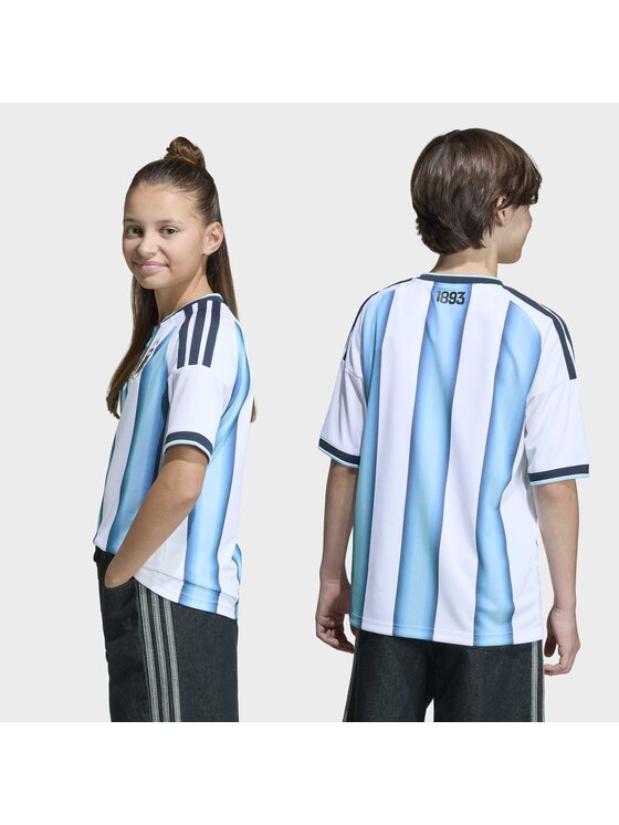 adidas adidas Koszulka techniczna Argentina 26 Home Kids Jersey Biały Regular Fit