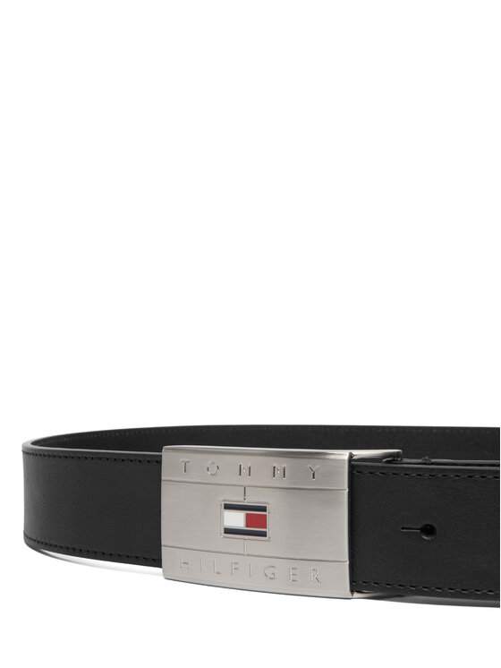 Tommy Hilfiger Tommy Hilfiger Cintura Th Flag Plaque Belt AM0AM14322 Nero