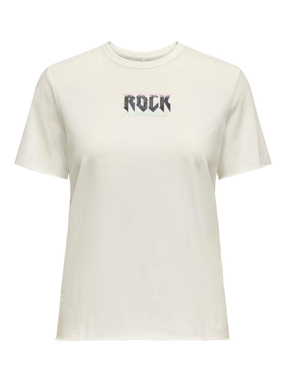 ONLY ONLY T-shirt Lucy 15307412 Crema Regular Fit