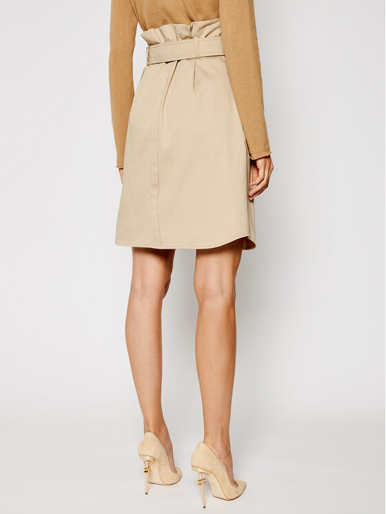 Weekend Max Mara Weekend Max Mara Mini sukňa Monile 51010511 Béžová Regular Fit