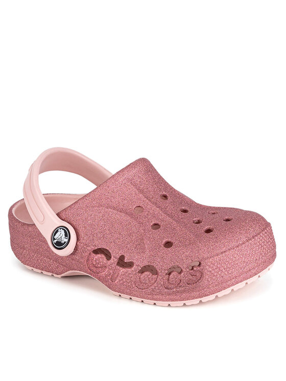 Crocs Crocs Παντόφλες BAYA GLITTER CLOG TODDLERS 207014-6SR Ροζ