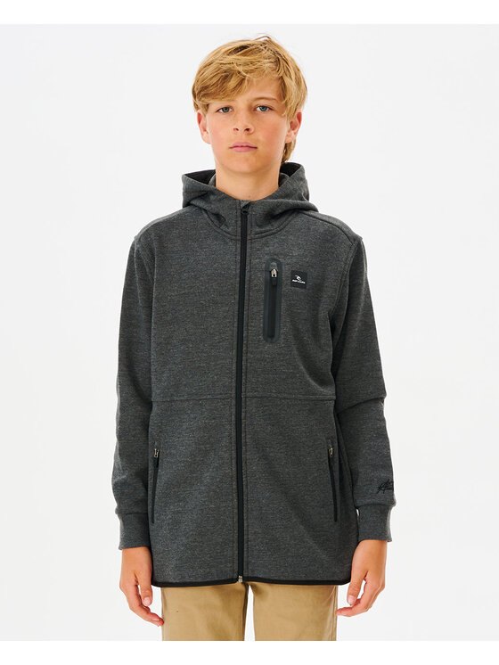 Rip Curl Rip Curl Bluza Anti Series Departed Zip -Boy Szary Standard Fit