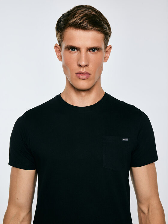 BIG STAR BIG STAR T-Shirt CARBON Czarny Basic Fit