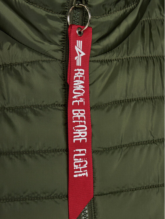 Alpha Industries Alpha Industries Kamizelka 138122 Zielony Regular Fit