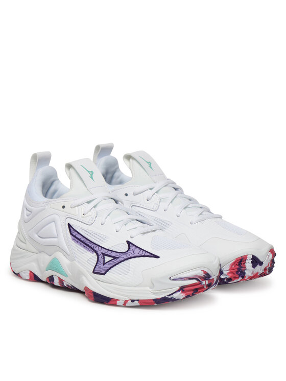 Mizuno Mizuno Tenisice za dvoranski nogomet Wave Momentum 3 V1GC2312 Bijela