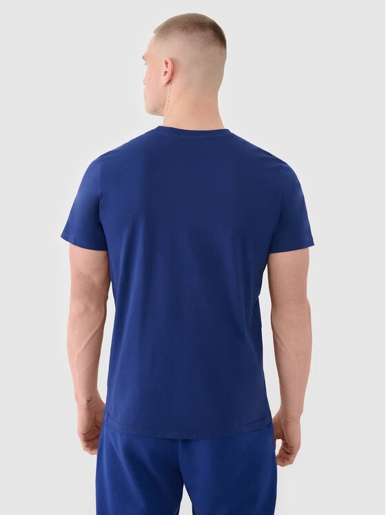 4F 4F T-shirt 4FWMM00TTSHM2256-031S Blu scuro Regular Fit