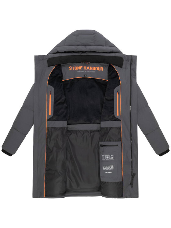 Stone Harbour Stone Harbour Kurtka zimowa Hadrieen Szary Regular Fit