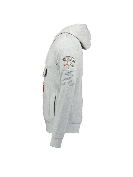 Geographical Norway Geographical Norway Bluza WW2844H/GN-BLENDED GREY Szary Reglan Fit